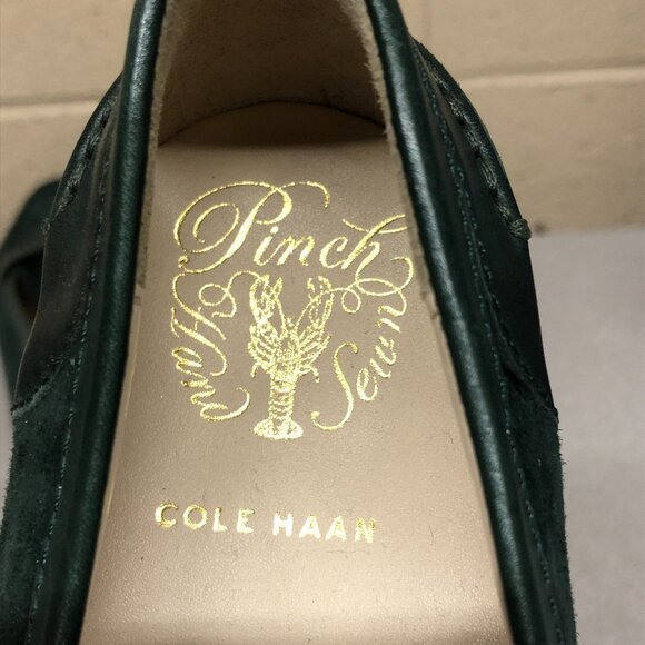 Cole Haan Green Suede Pinch and Sew Loafer  Ladies Size 9B - Picture 6 of 6